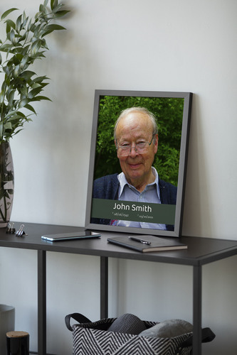 Create Your Personalized Memorial Portrait Canvas