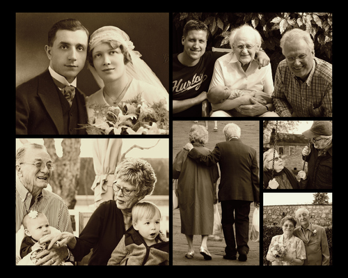 Create Your Vintage Sepia Photo Collage – Perfect for Anniversaries & Couples!