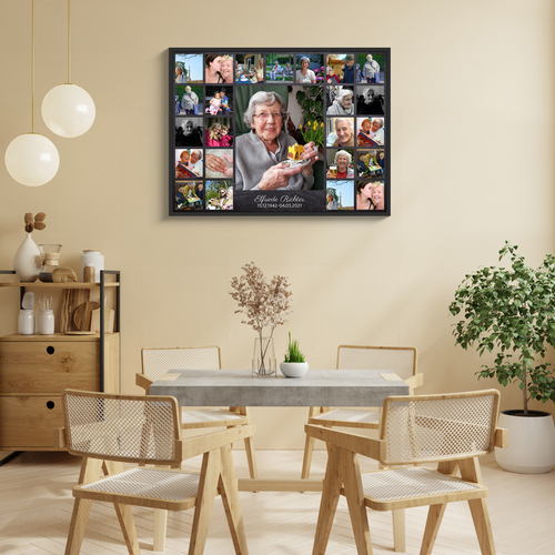 Create Your Personalized Memorial Photo Collage - 24 Memories in Tribute