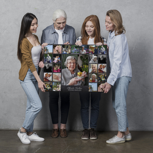 Create Your Personalized Memorial Photo Collage - 24 Memories in Tribute