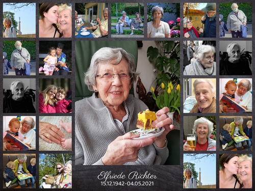 Create Your Personalized Memorial Photo Collage - 24 Memories in Tribute