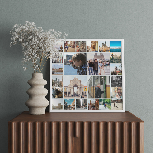 Create Your Custom Travel Photo Collage on Alu-Dibond