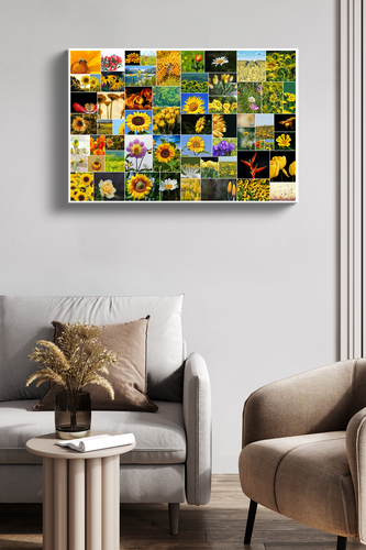 Create Your Wild Flower Collage Poster - Personalize with 61 Photos
