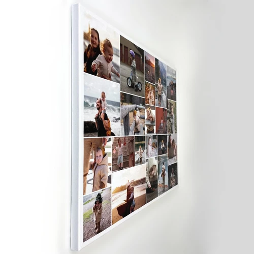 Photo collage on canvas: Wall